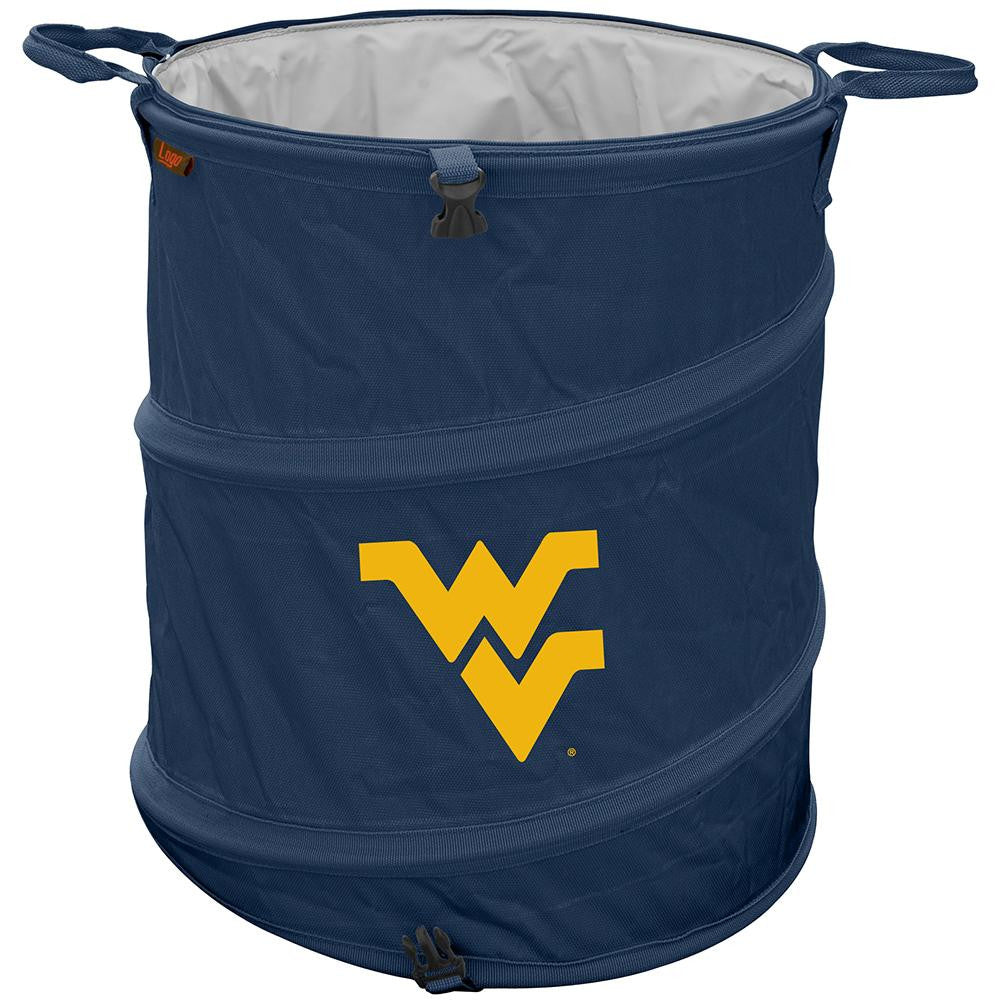 West Virginia Mountaineers Ncaa Collapsible Trash Can