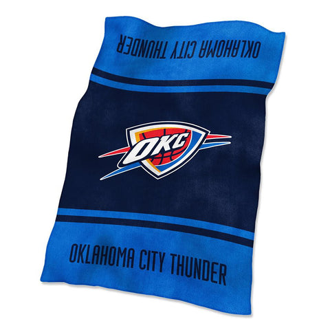 Oklahoma City Thunder NBA UltraSoft Fleece Throw Blanket (84in x 54in)