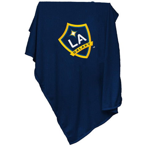 Los Angeles Galaxy MLS Sweatshirt Blanket Throw