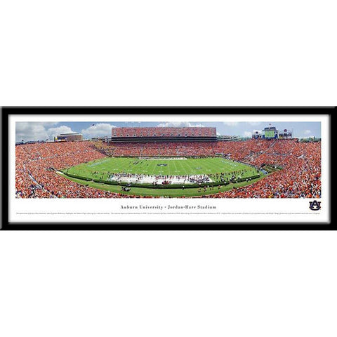Auburn Tigers Jordan-hare Framed Panoramic Stadium Print