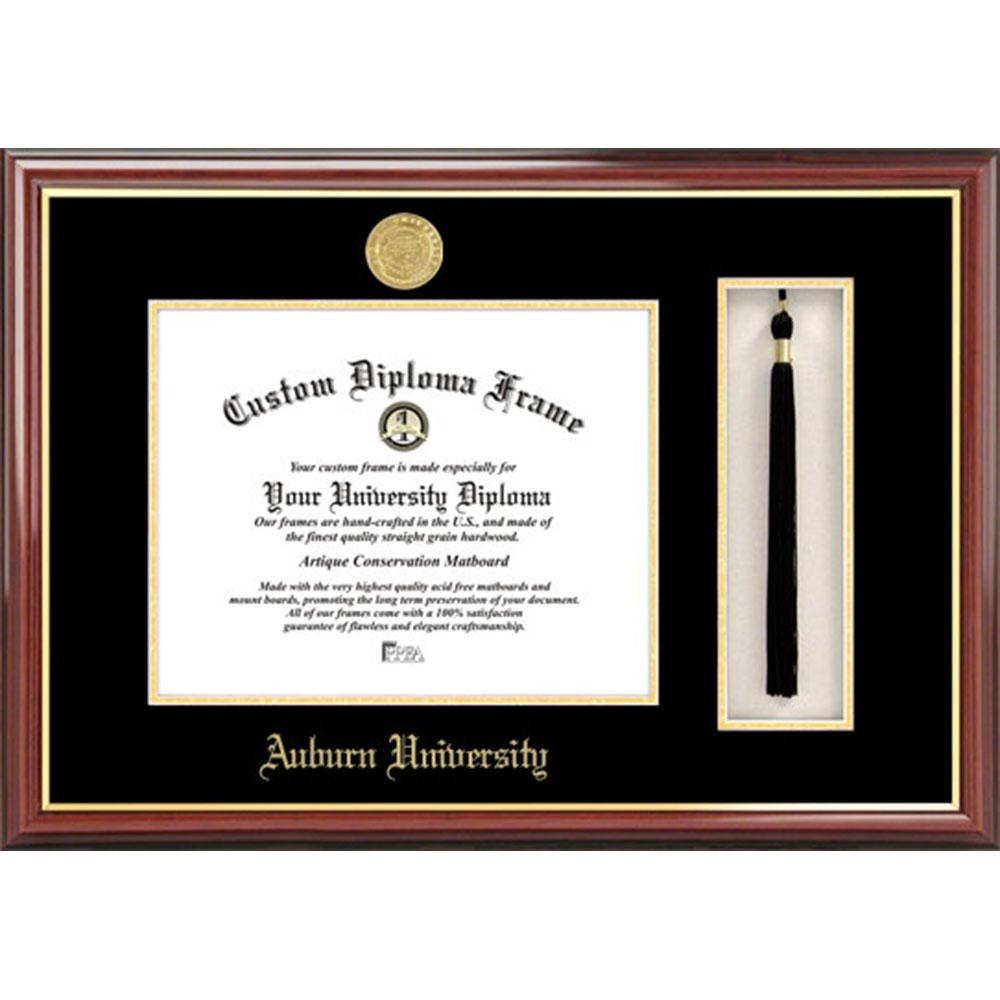 Auburn University Tassel Box And Diploma Frame