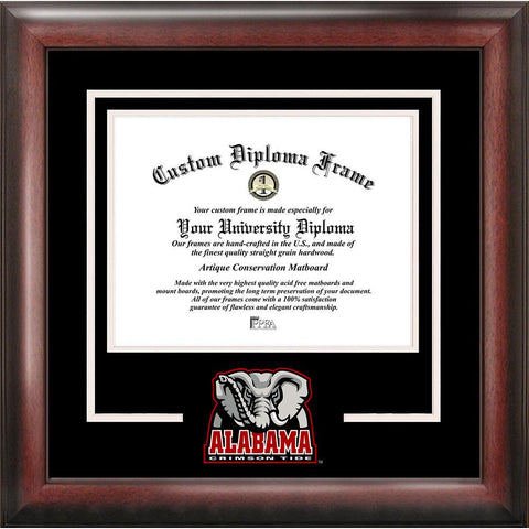 University Of Alabama "spirit" Diploma Frame