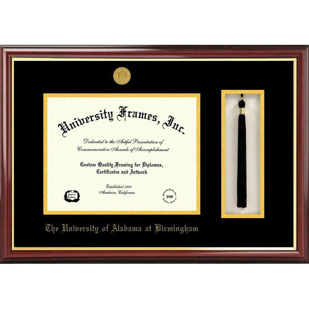 University Of Alabama, Birmingham Tassel Box And Diploma Frame