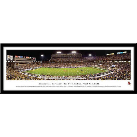 Arizona State Sun Devil Framed Panoramic Stadium Print