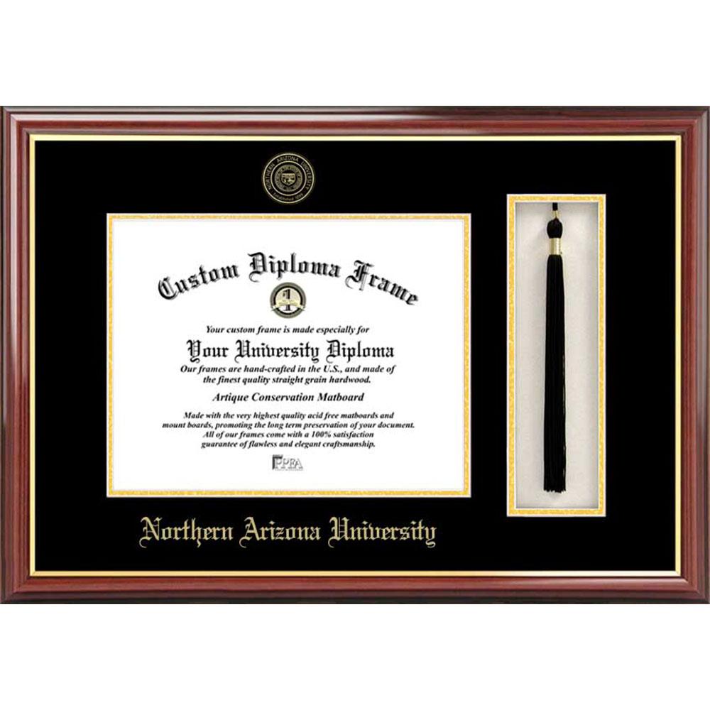 Northern Arizona University Tassel Box And Diploma Frame