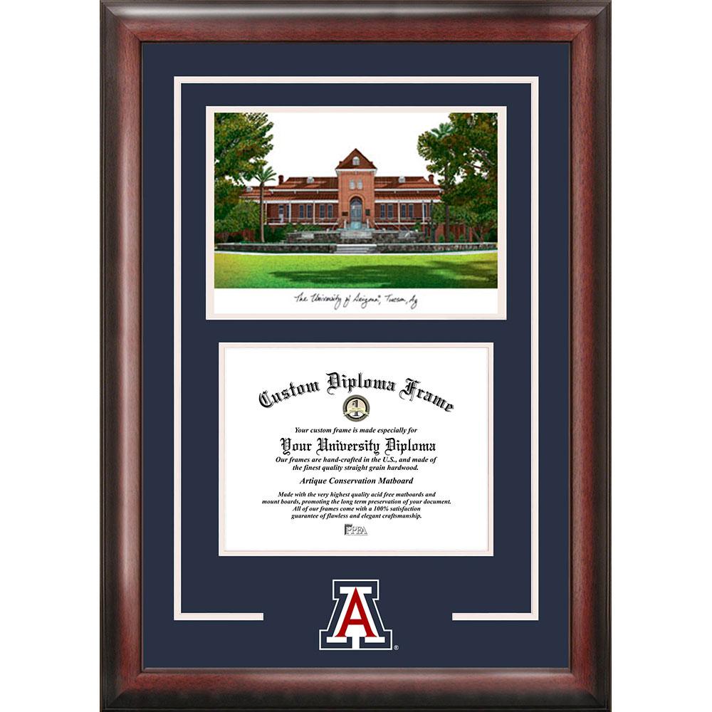 University Of Arizona "spirit" Graduate Frame With Campus Image