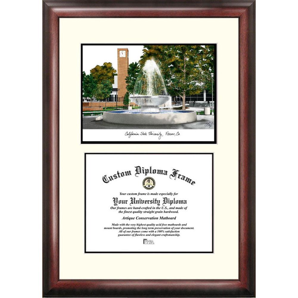 Cal State Fresno "scholar" Diploma Frame