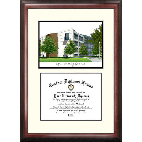 California State University, Fullerton "scholar" Diploma Frame