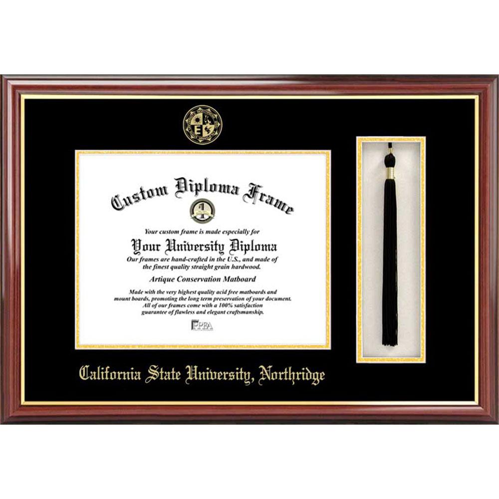 California State University, Northridge Tassel Box And Diploma Frame