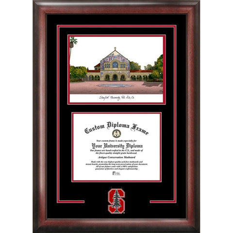 Stanford University "spirit" Graduate Frame With Campus Image