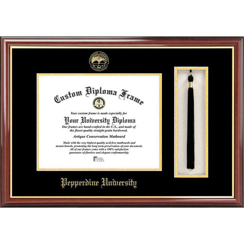 Pepperdine University Tassel Box And Diploma Frame