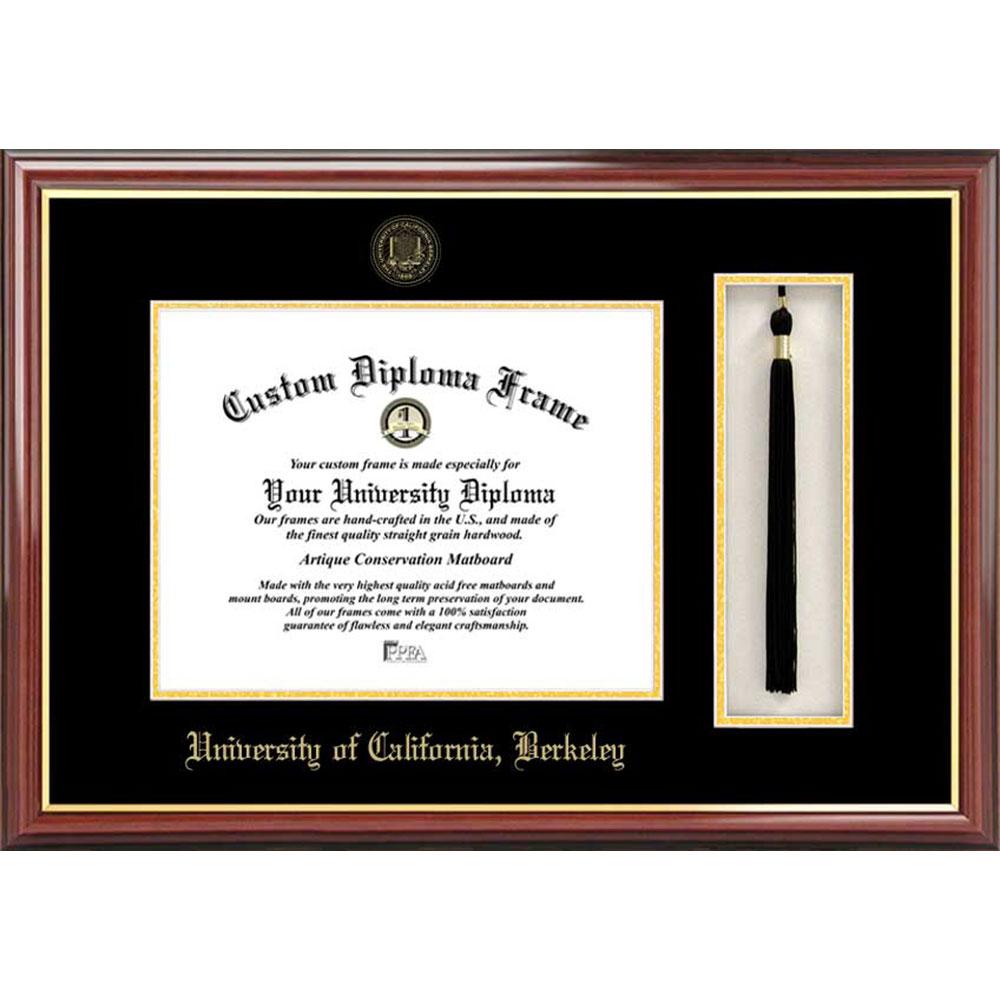 University Of California, Berkeley Tassel Box And Diploma Frame