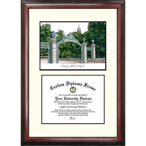 University Of California, Berkeley "scholar" Diploma Frame