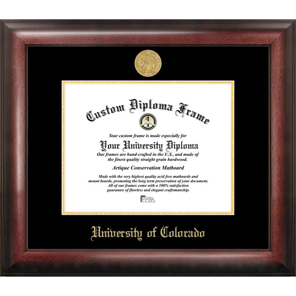 University Of Colorado, Boulder Gold Embossed Diploma Frame