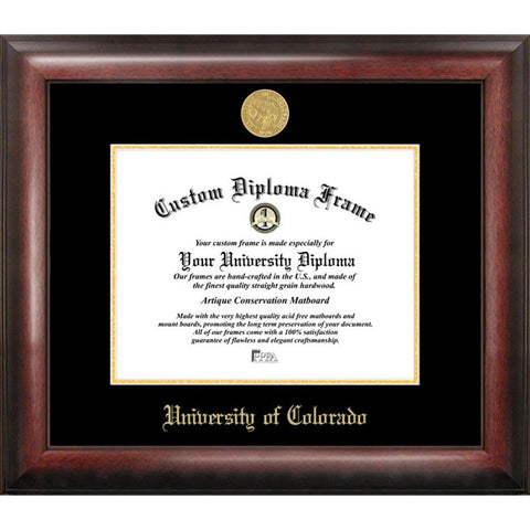 University Of Colorado, Boulder Gold Embossed Diploma Frame