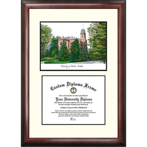 University Of Colorado, Boulder "scholar" Diploma Frame