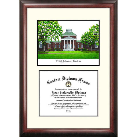 University Of Delaware "scholar" Diploma Frame