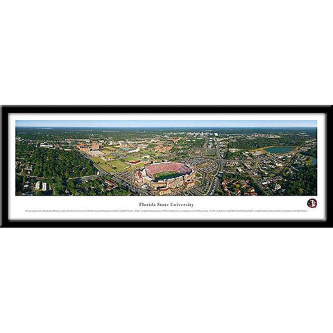 Florida State University Doak Campbell Framed Panoramic Stadium Print