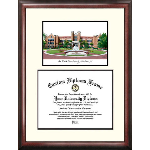 Florida State University "scholar" Diploma Frame