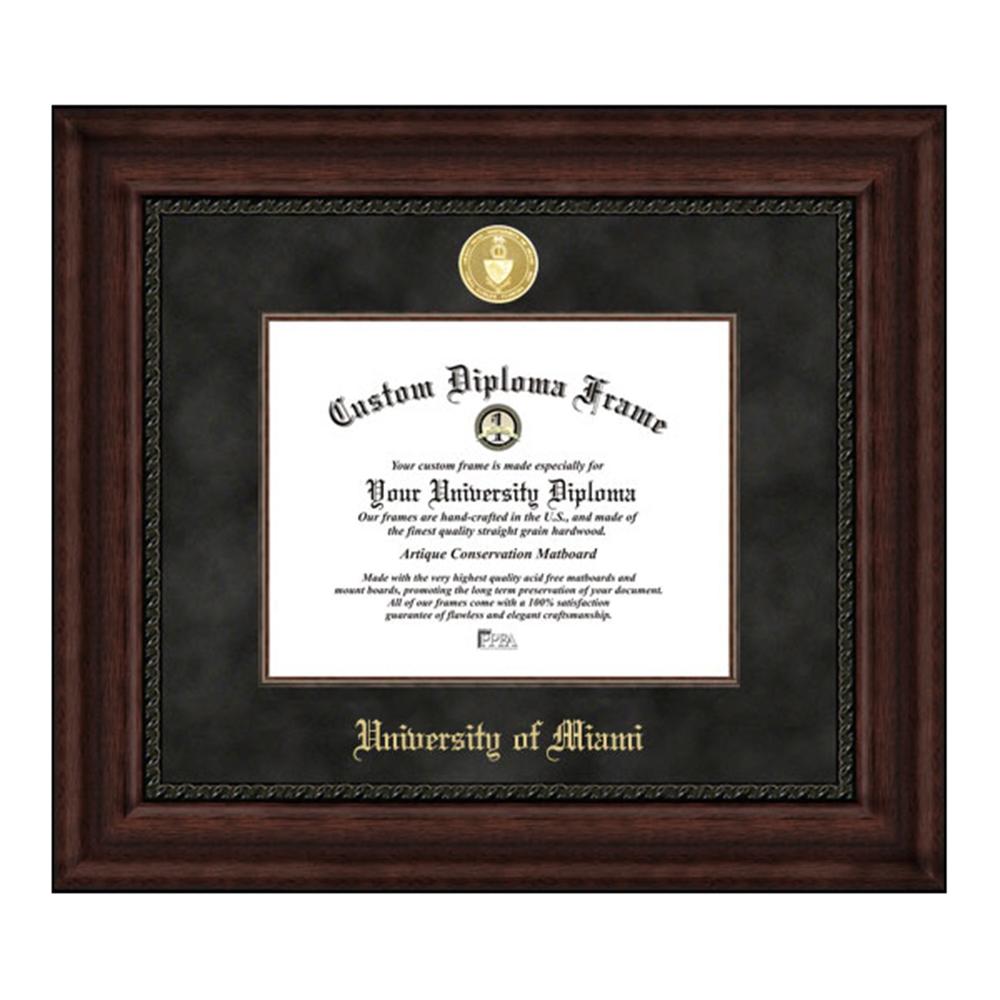 University Of Miami Executive Diploma Frame