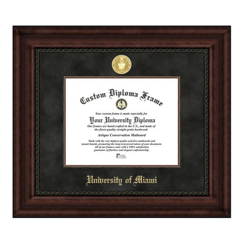 University Of Miami Executive Diploma Frame