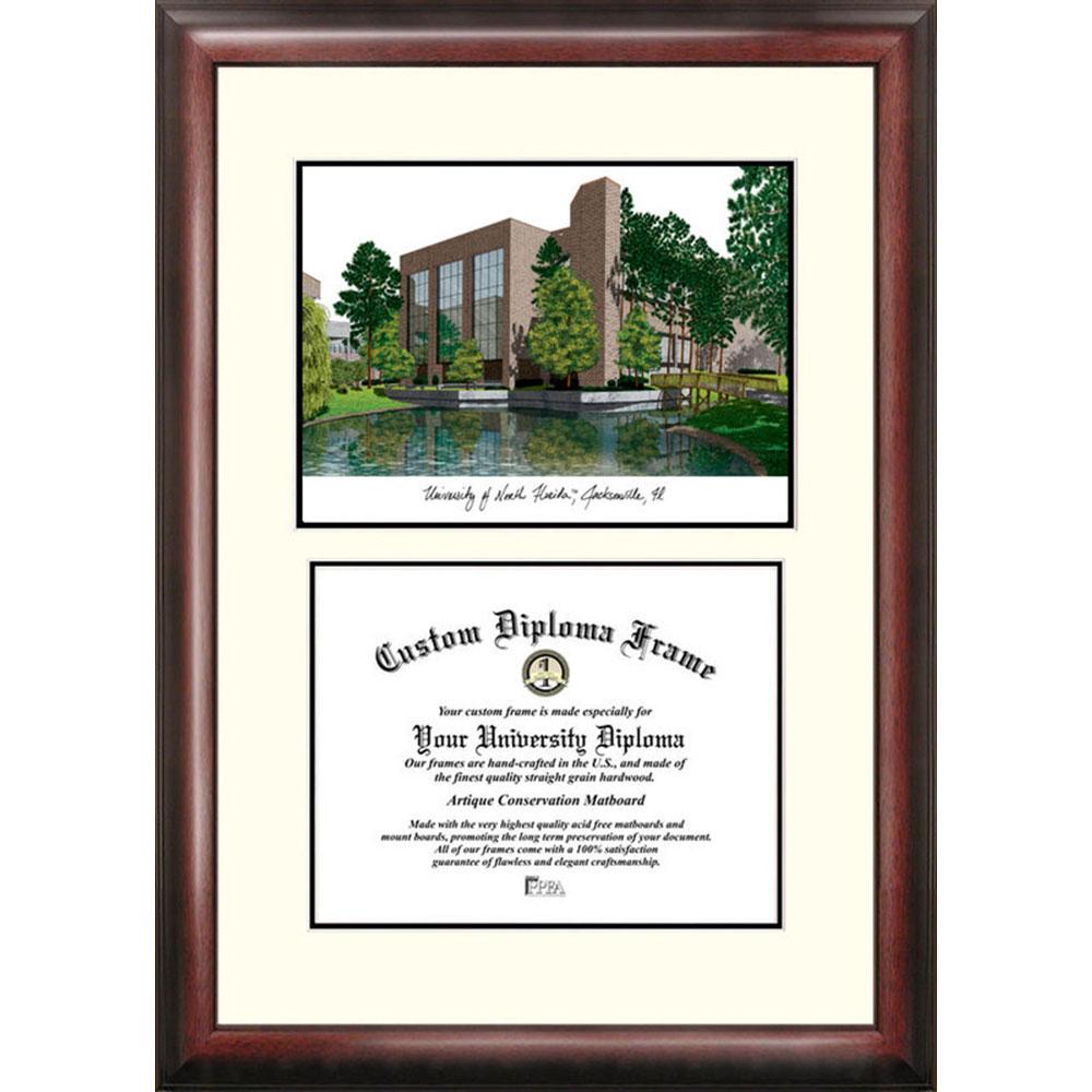 University Of North Florida "scholar" Diploma Frame