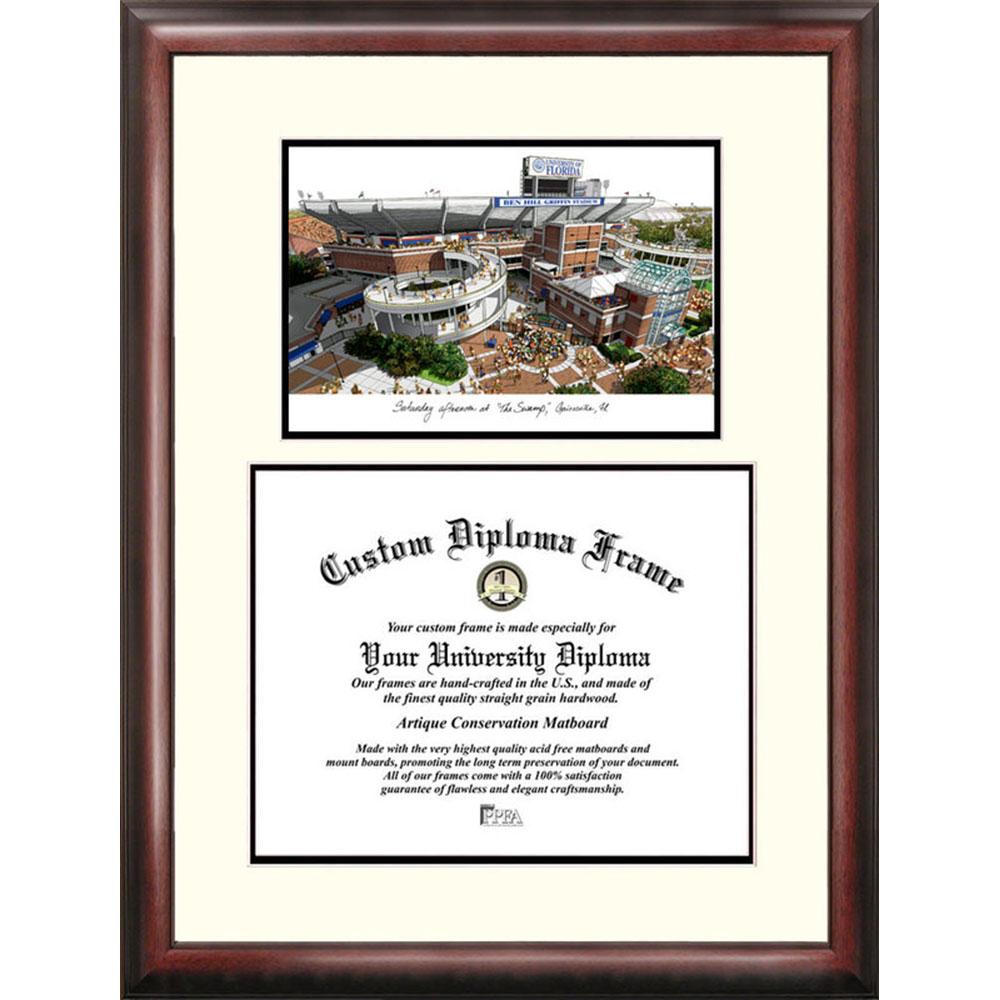 University Of Florida, The Swamp "scholar" Diploma Frame