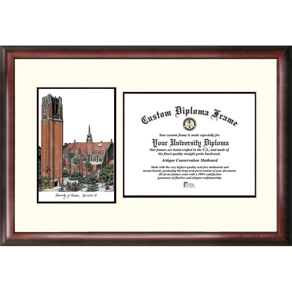 University Of Florida "scholar" Diploma Frame