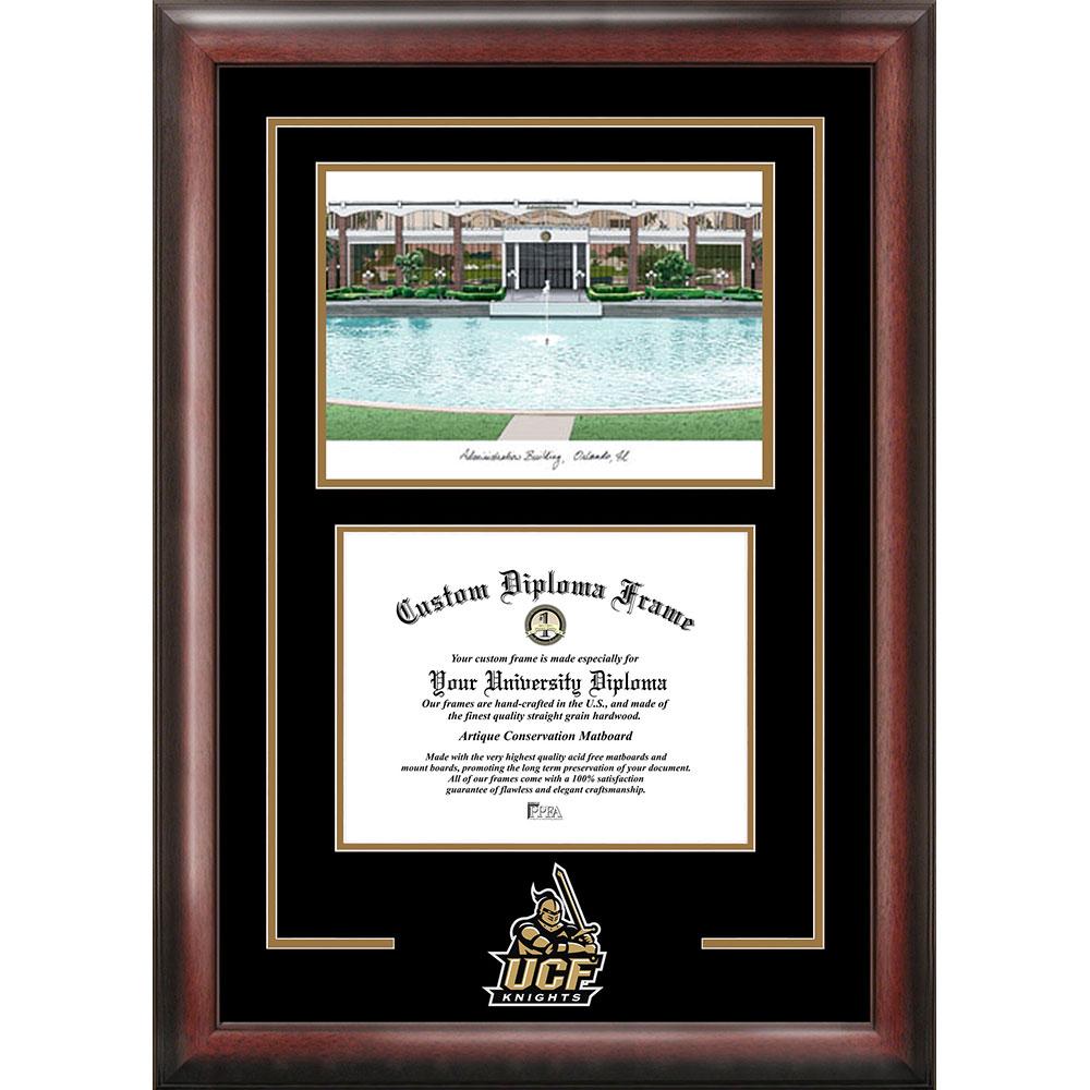 University Of Central Florida "spirit" Graduate Frame With Campus Image