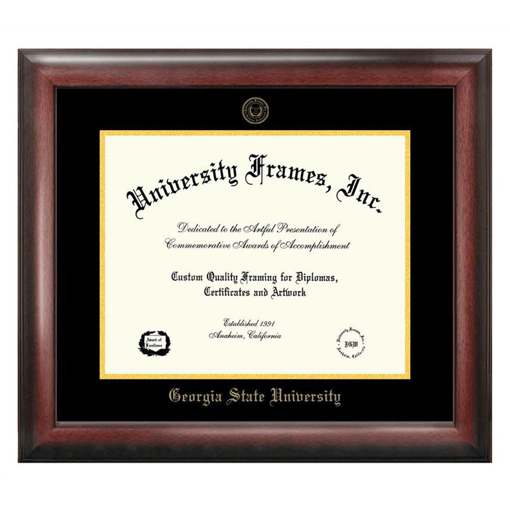 Georgia State University Gold Embossed Diploma Frame