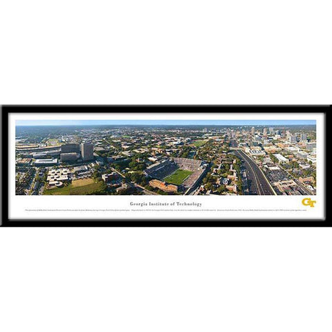 Georgia Institute Of Technology Framed Stadium Print