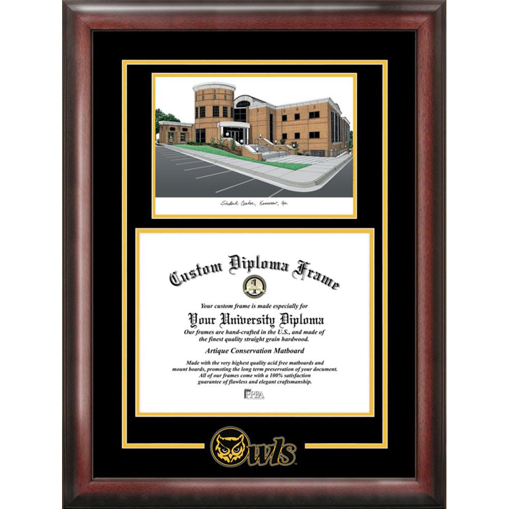 Kennesaw State University "spirit" Graduate Frame With Campus Image