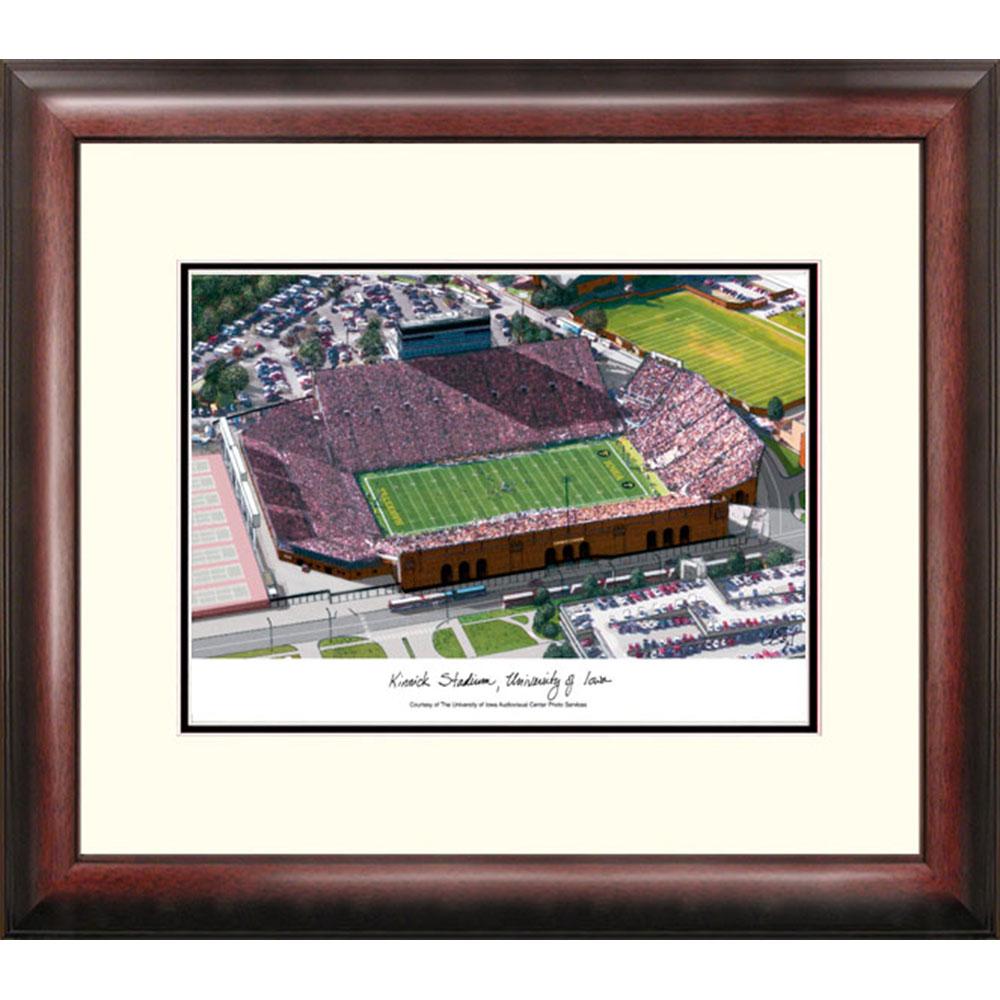 University Of Iowa: Kinnick Stadium "alumnus" Framed Lithograph