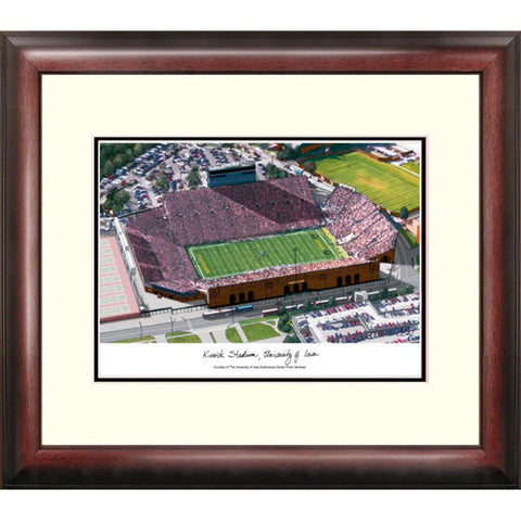 University Of Iowa: Kinnick Stadium "alumnus" Framed Lithograph