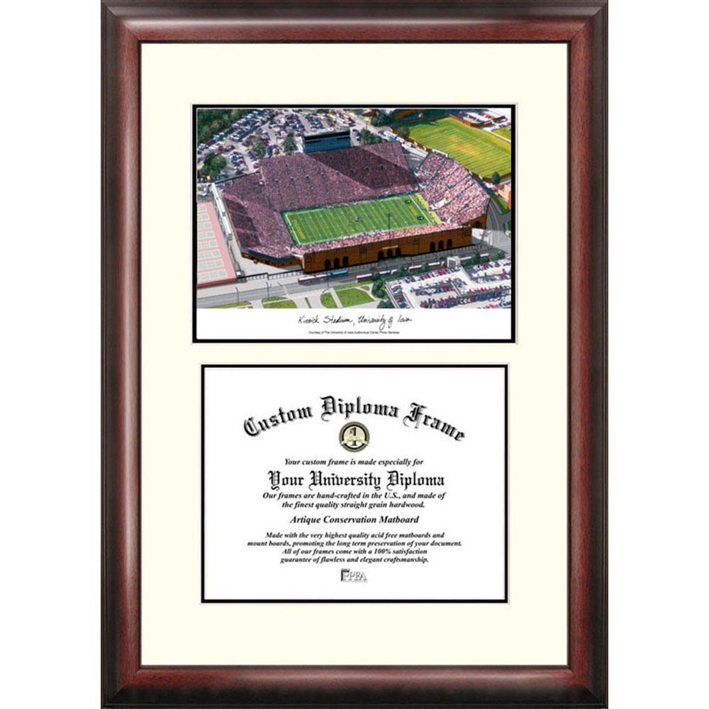 University Of Iowa: Kinnick Stadium "scholar" Diploma Frame