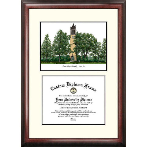 Iowa State University "scholar" Diploma Frame