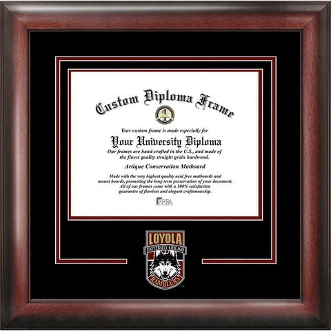 Loyola University Chicago "spirit" Diploma Frame