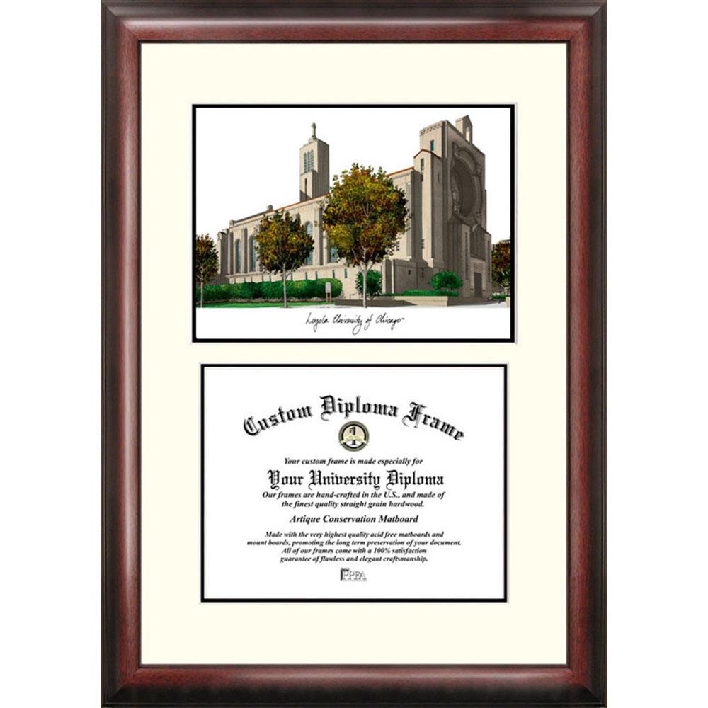 Loyola University Chicago "scholar" Diploma Frame