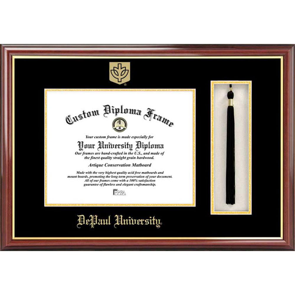 Depaul University Tassel Box And Diploma Frame