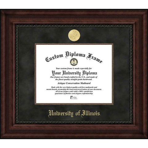 University Of Illinois Executive Diploma Frame