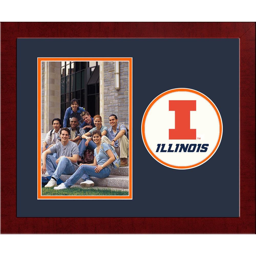 University Of Illinois, Urbana-champaign Spirit Photo Frame (vertical)