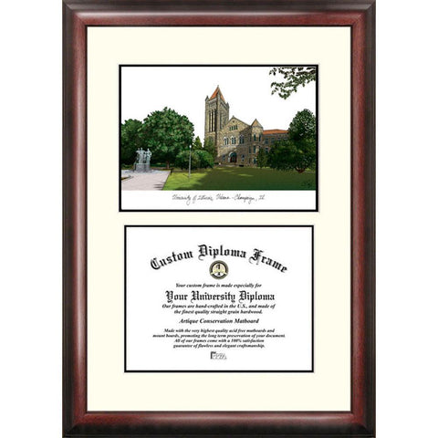 University Of Illinois, Urbana-champaign "scholar" Diploma Frame