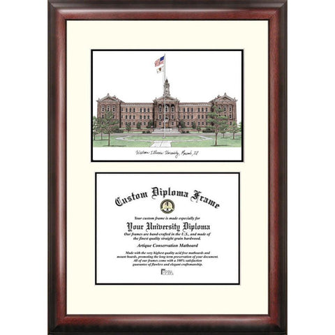 Western Illinois University "scholar" Diploma Frame