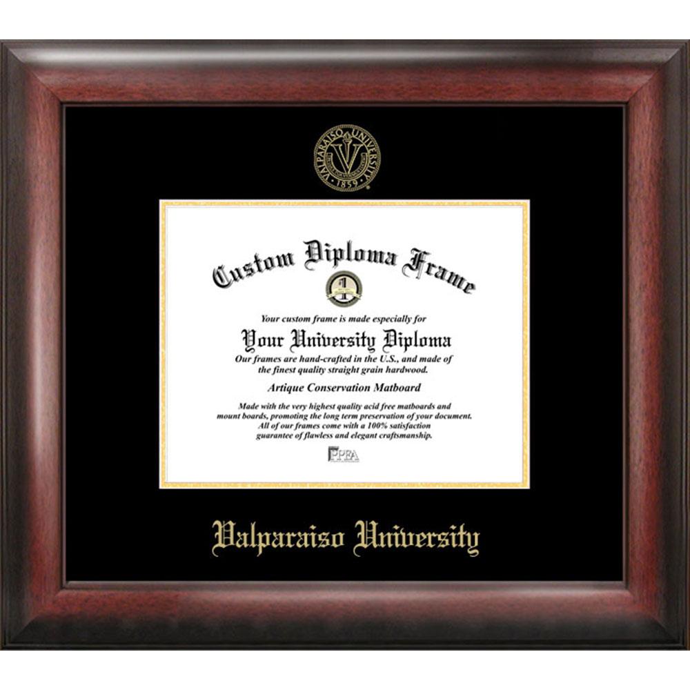 Valparaiso University Gold Embossed Diploma Frame