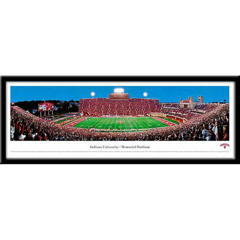 Indiana University Memorial Framed Panoramic Stadium Print