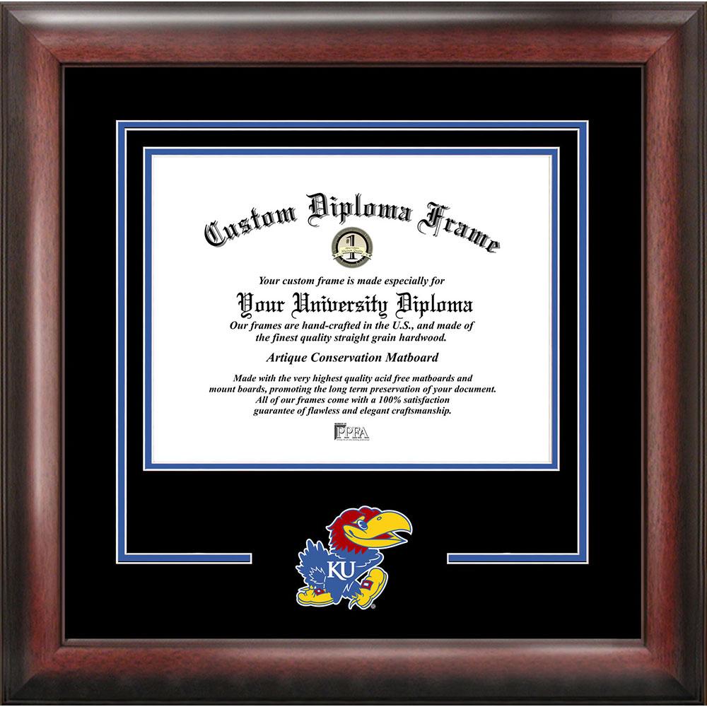 University Of Kansas "spirit" Diploma Frame