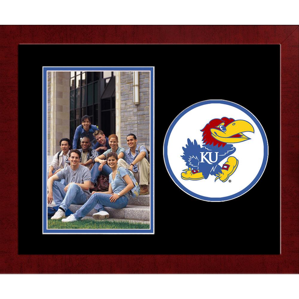 University Of Kansas Spirit Photo Frame (vertical)