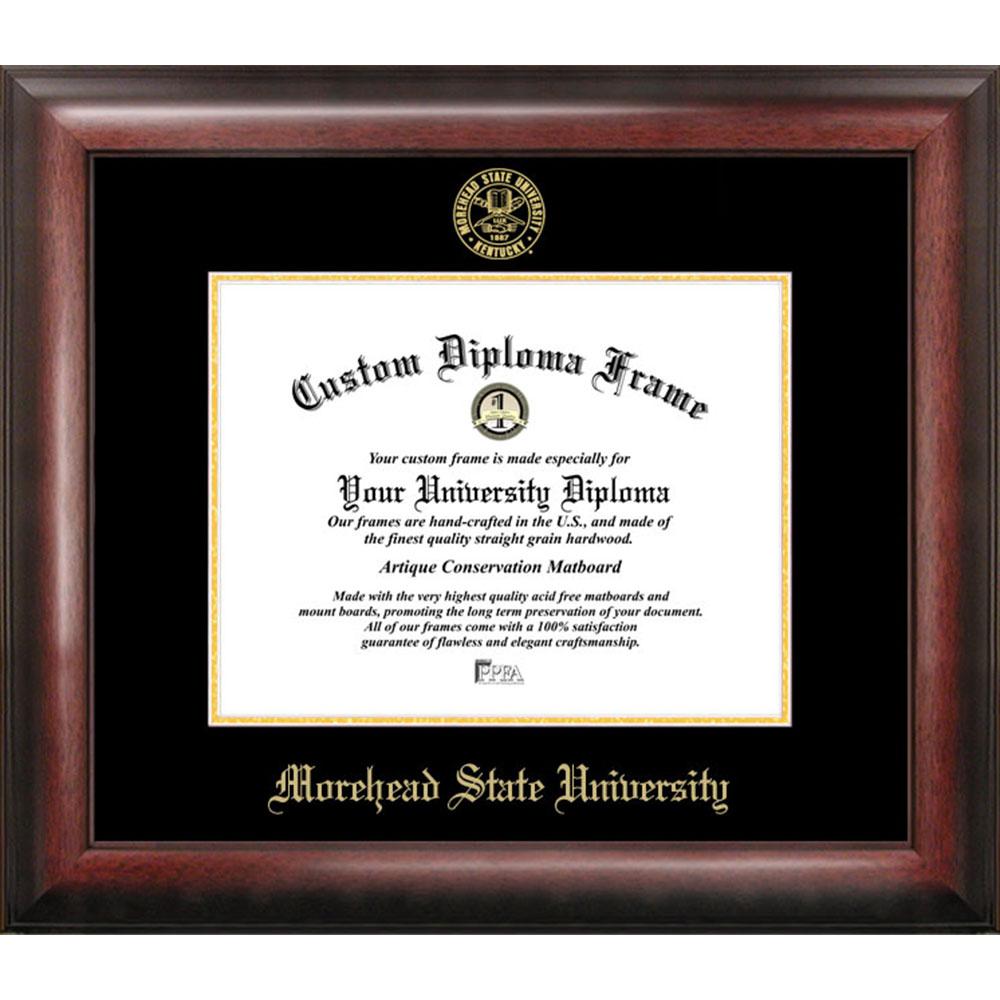 Morehead State University Gold Embossed Diploma Frame