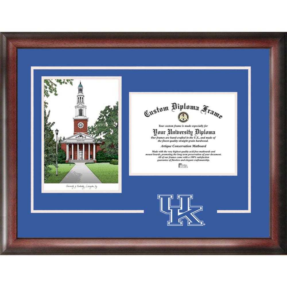 University Of Kentucky "spirit" Graduate Frame With Campus Image