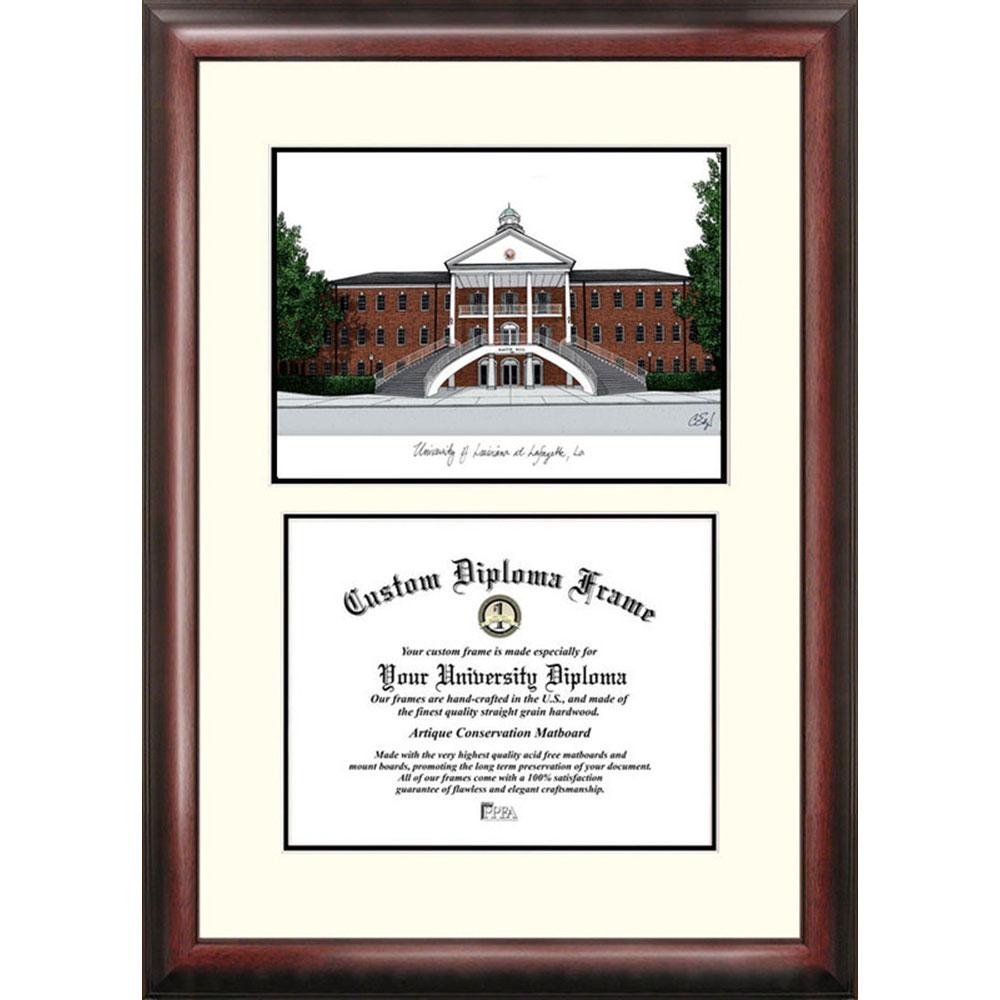 University Of Louisiana-lafayette "scholar" Diploma Frame